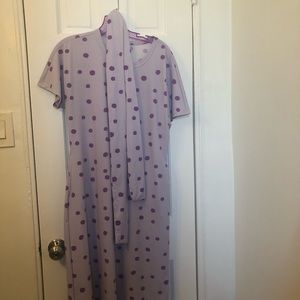 Lularoe Marly NWT Purple Polka Dot